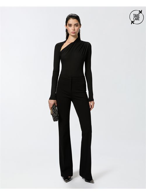 Pantaloni flared punto stoffa PINKO | 100054A15M/Z99